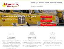 Tablet Screenshot of huhtalaoil.com